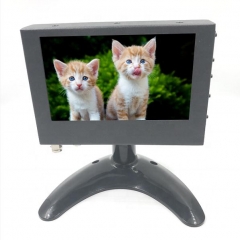 VGA/BNC/AV/DC Video Input Multi-language Operation Metal Shell Color LCD Screen Rearview and Monitoring 5inch Reversing Display