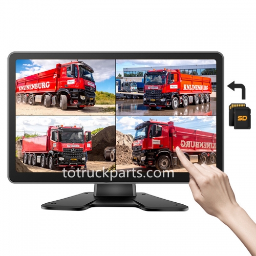 4 Camera Input Metal Cased 9inch 10inch Touch Screen Recorder Monitor with RBSD System Truck Security System Backup Camera Kit